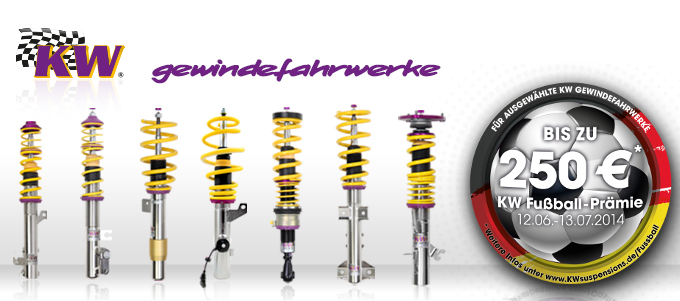 KW WM-Prämie - Aktion KW Gewindefahrwerke