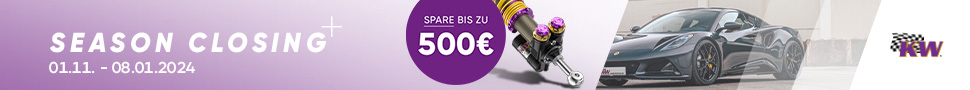 Jetzt bis zu 500€ bei KW Gewindefahrwerken sparen!